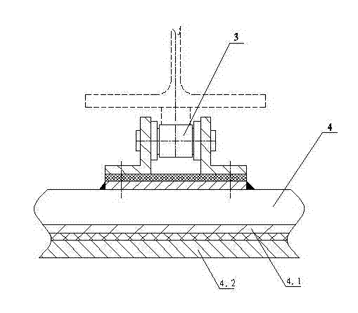 Electrode type sludge pressing belt