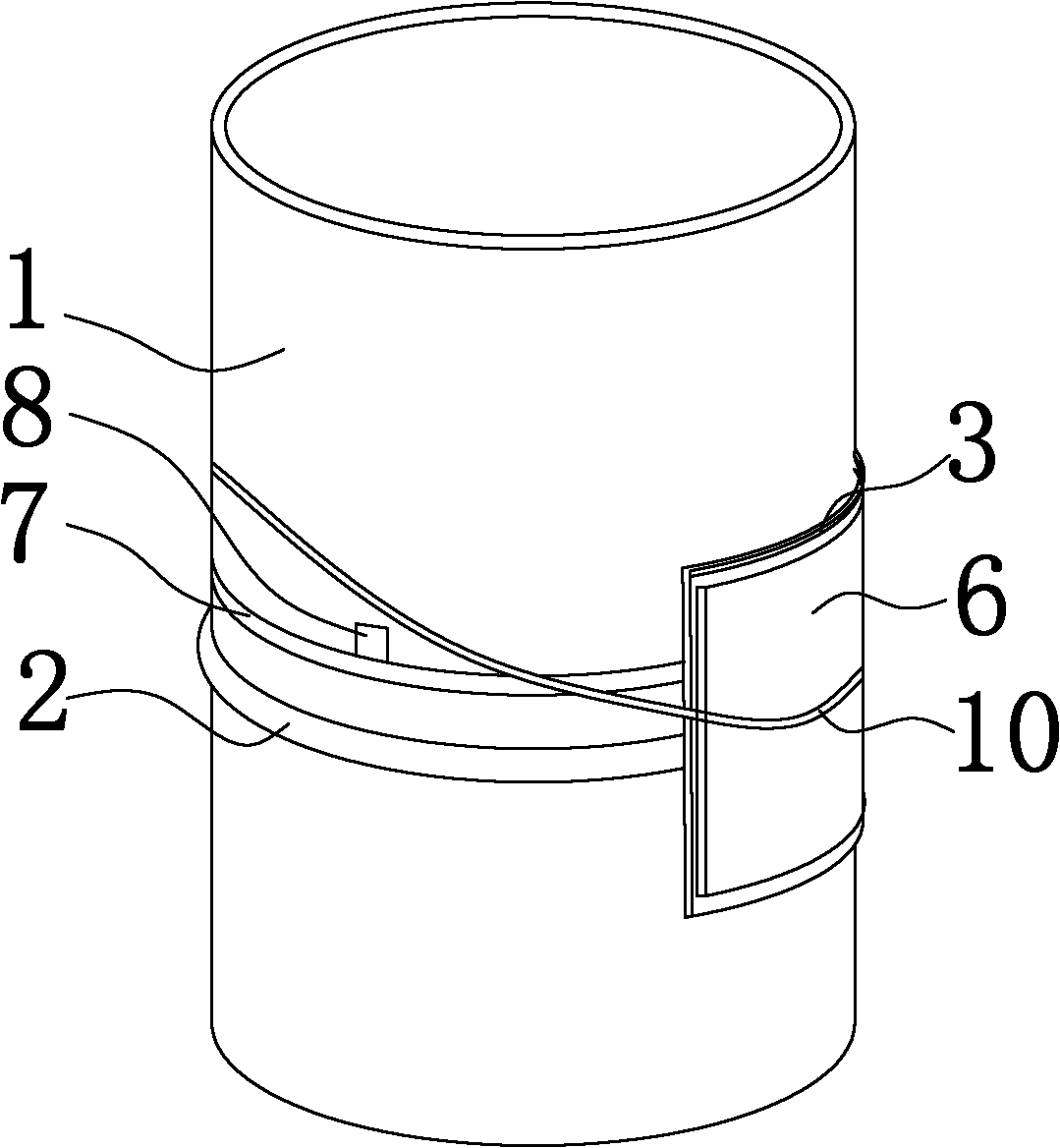 SMT method and structure for radiographic detection of pipe welds