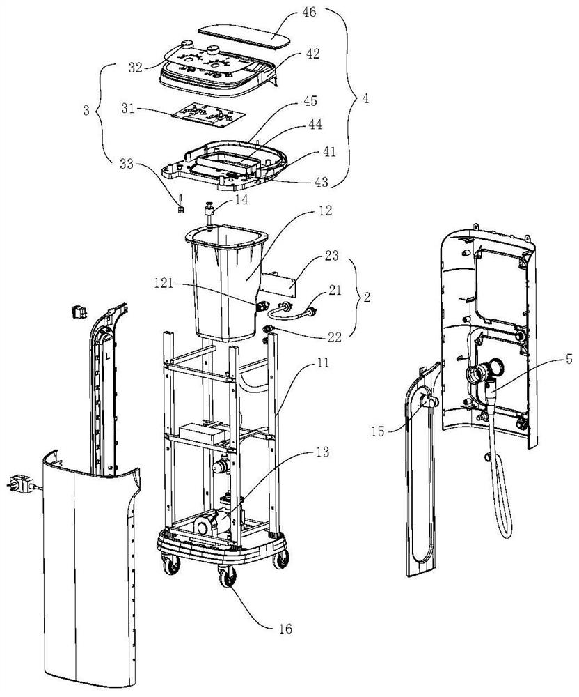 Flushing equipment with infrared light pulse