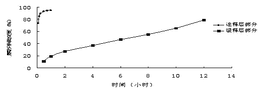 Silibinin double-layer slow-release tablets and preparation method thereof