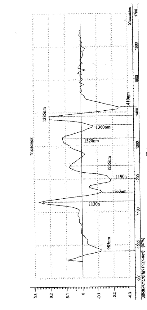 Near-infrared spectrum technology based method for rapidly identifying wheat grains with FHB (Fusarium Head Blight)