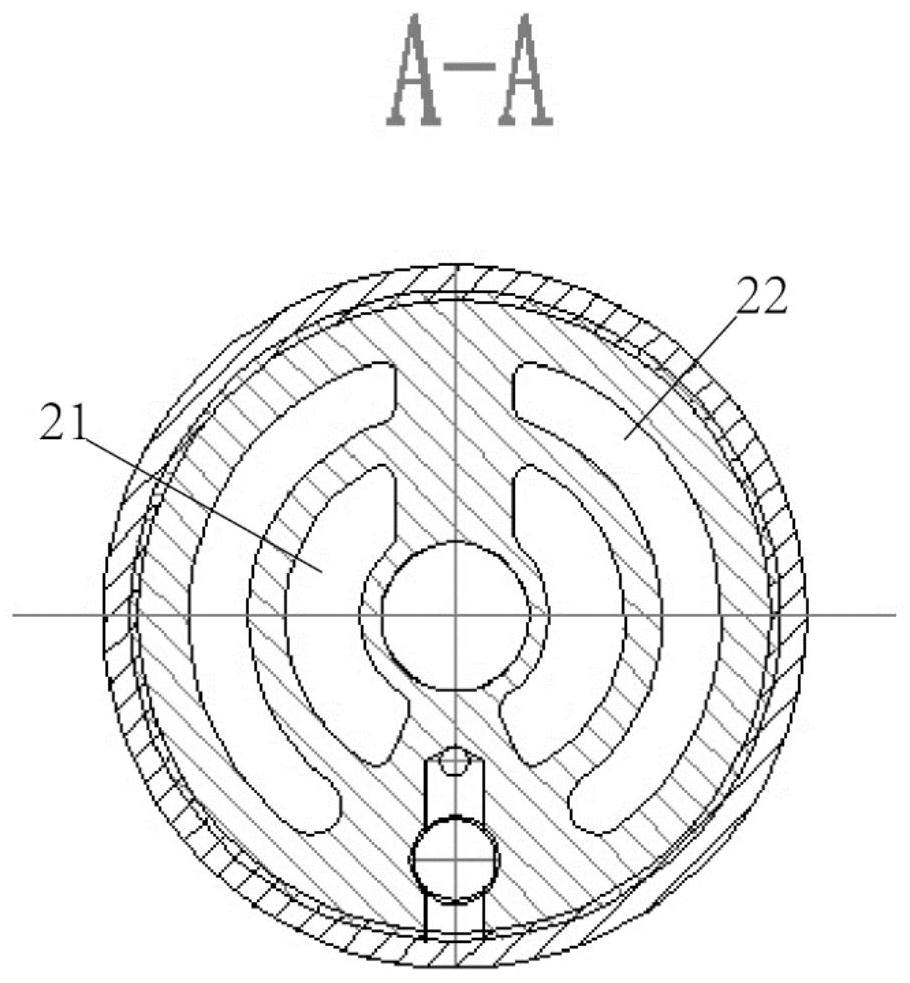 Double-medium layered injection flow control device and control method thereof