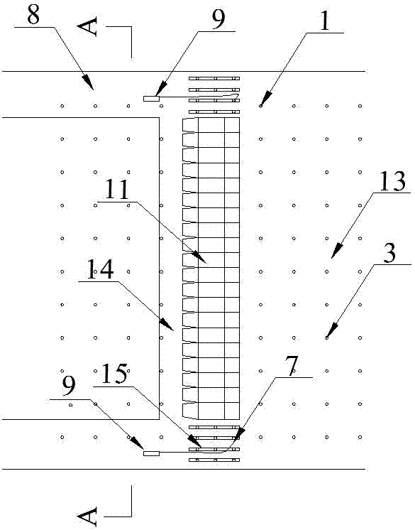 Ultrasonic excited roof (coal) caving apparatus and method thereof