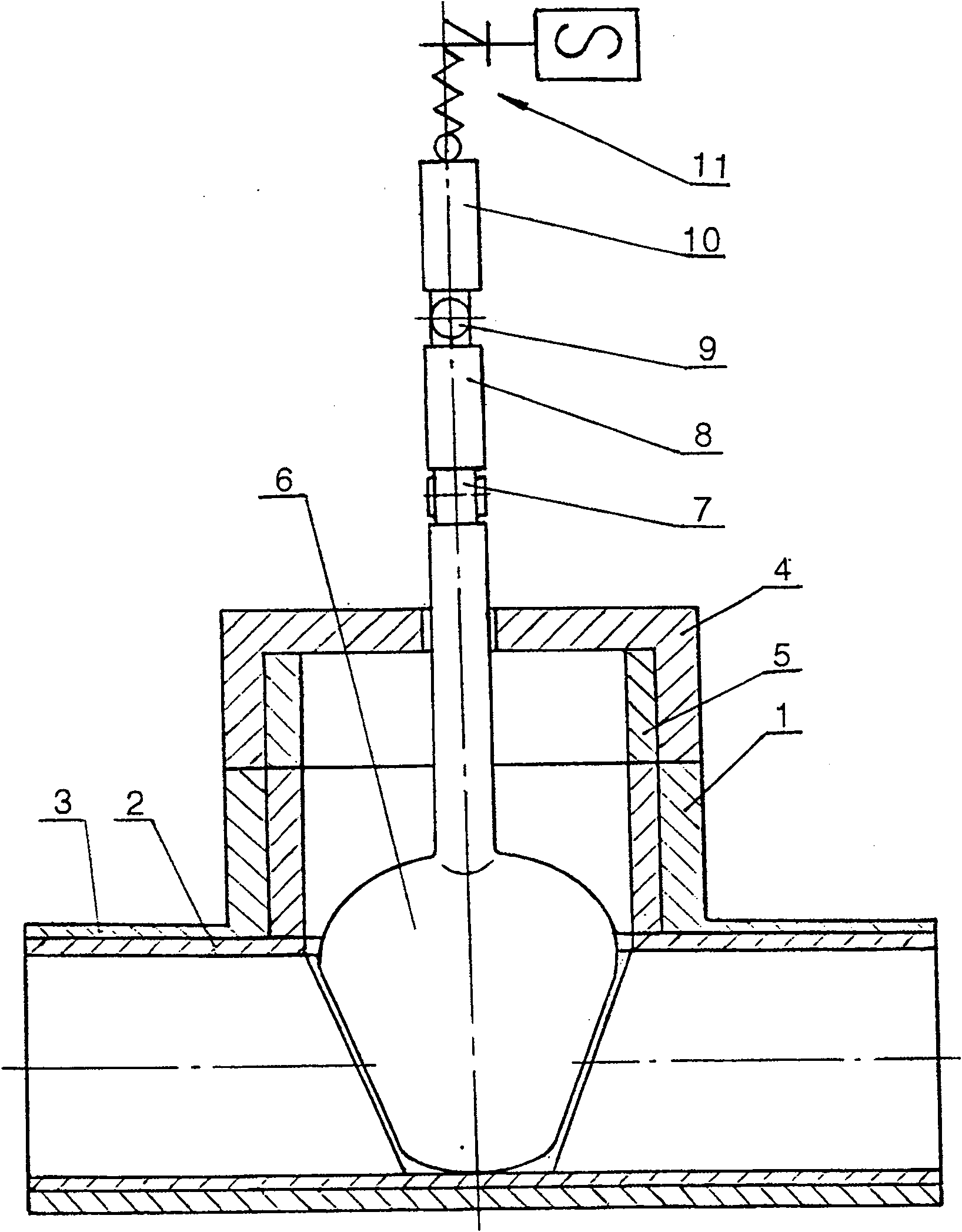 High-temperature slap discharging valves