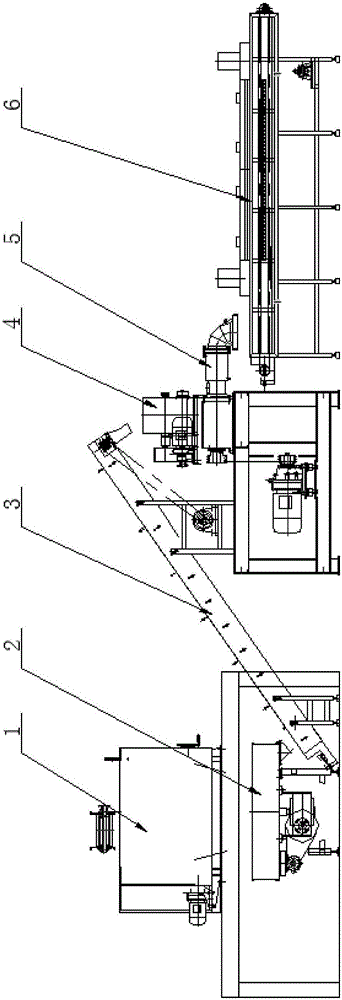 Three-stage extrusion fresh wet bean vermicelli production line