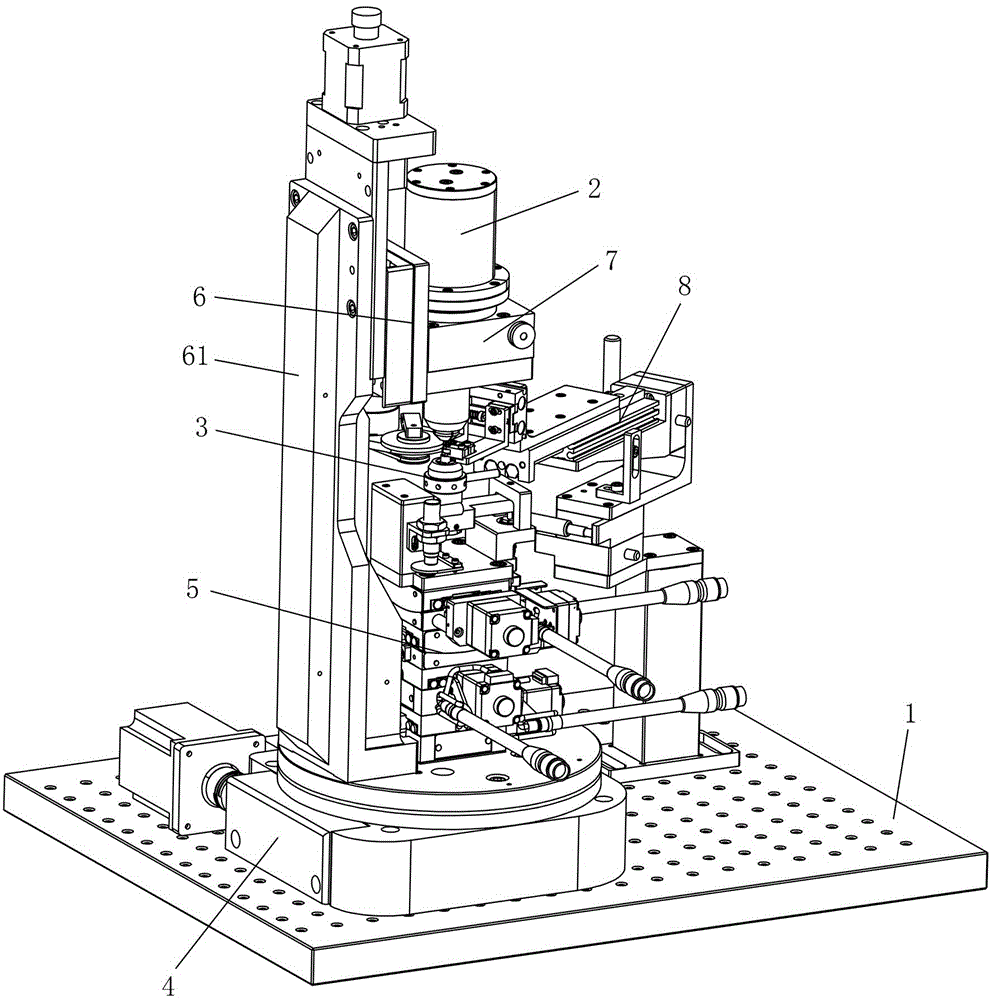 Automatic coupling device of three-in-one coaxial type photoelectronic device