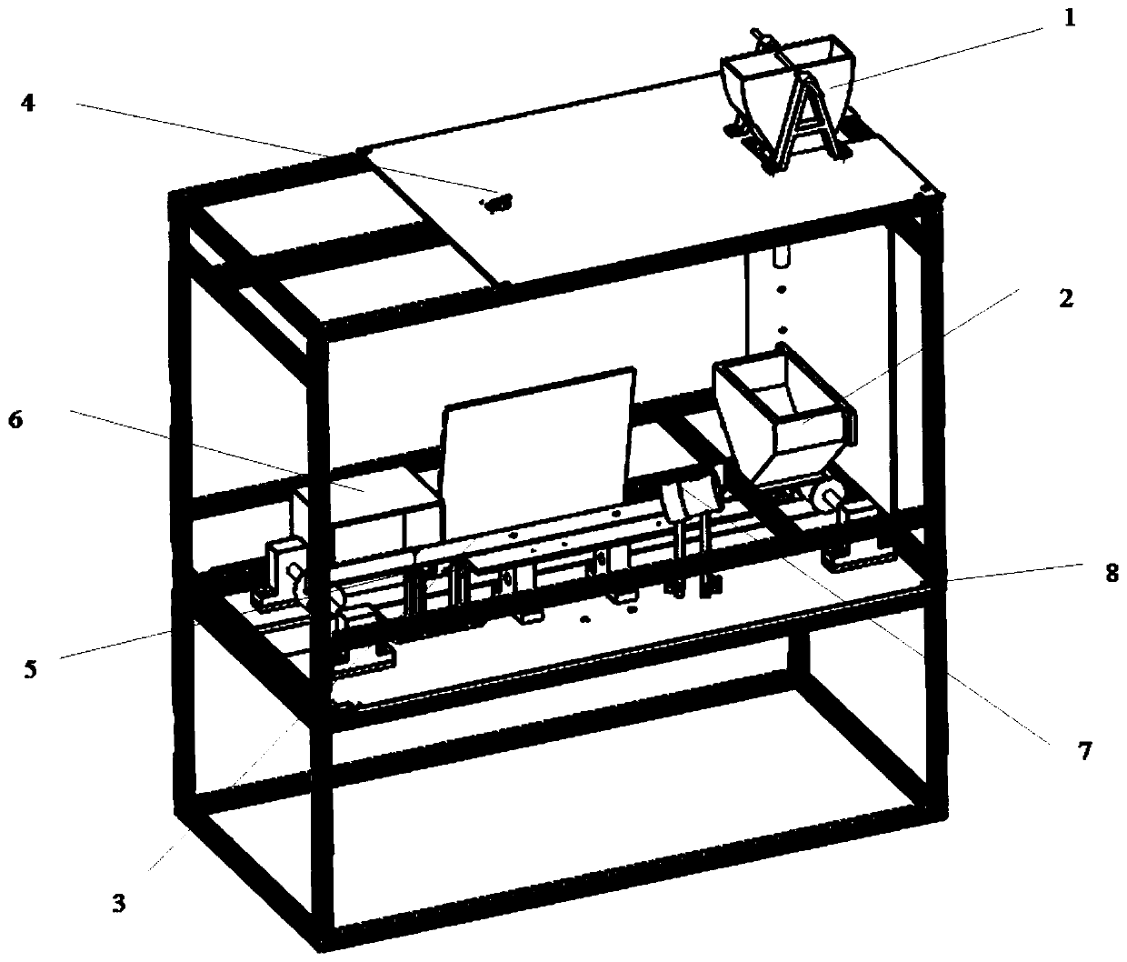 Mechanism and method for sorting rice seeds with fluorescent labeling