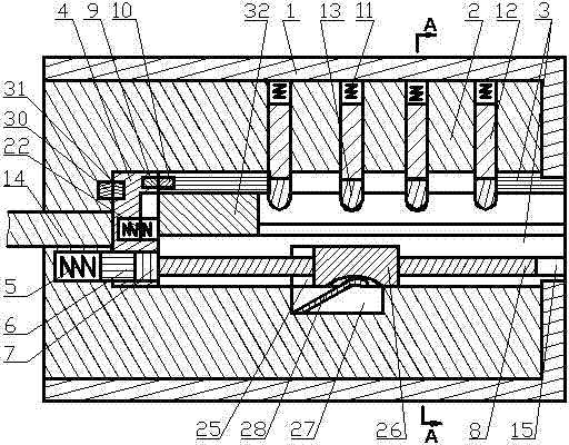 Interlock invisible asynchronous mechanical-electric-hybrid alarming antitheft lock