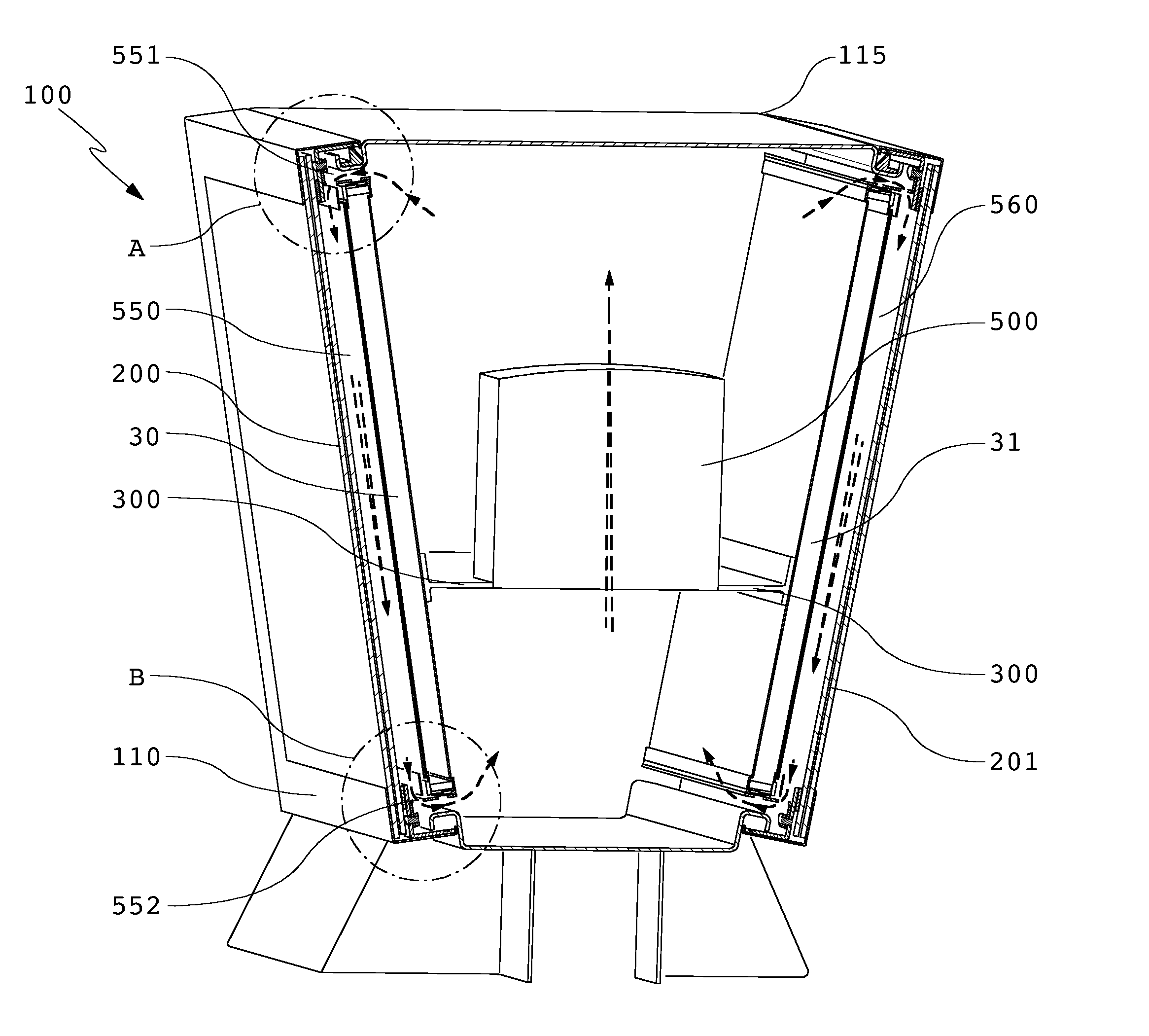 Thermal plate with optional cooling loop in electronic display