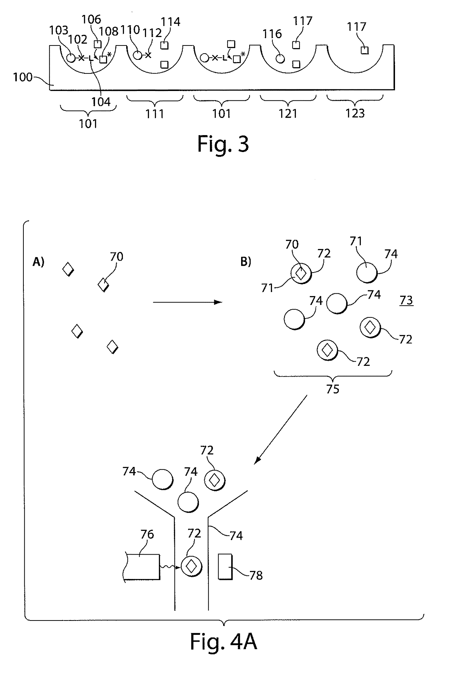 Ultra-sensitive detection of molecules or particles using beads or other capture objects