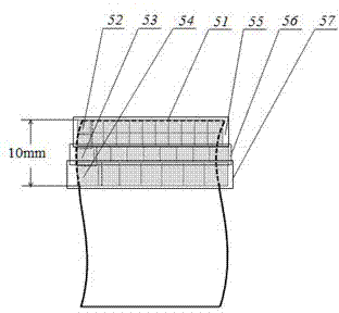 Combination method and apparatus for laser shock processing of engine blade