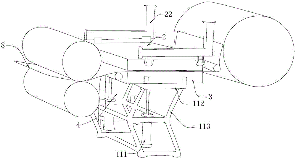 A paper humidifying device on a paper machine