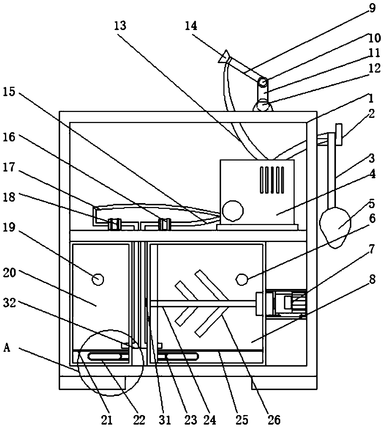 Special medicine applying device for respiratory medicine