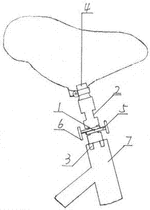 Locking device for snap ring bicycle seatpost