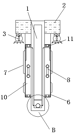 A fireproof door with triple protection functions