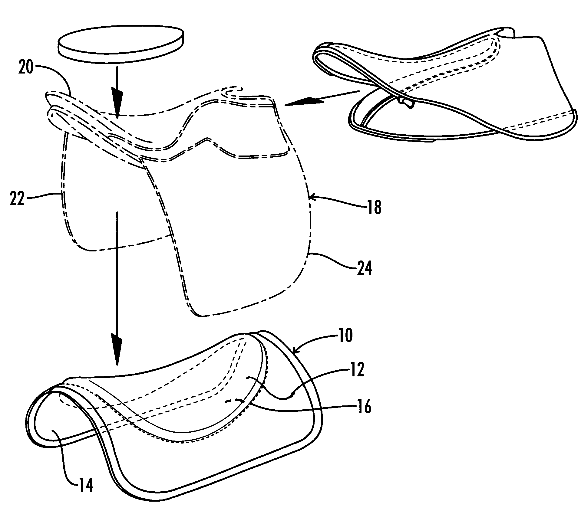 Non-slip horse saddle pad