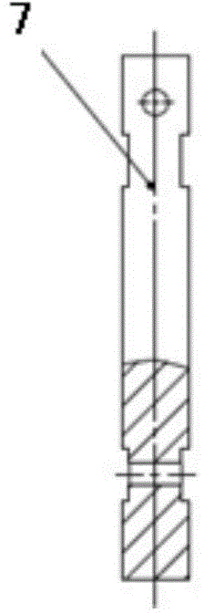 Small hydraulic buffer impact test method and device