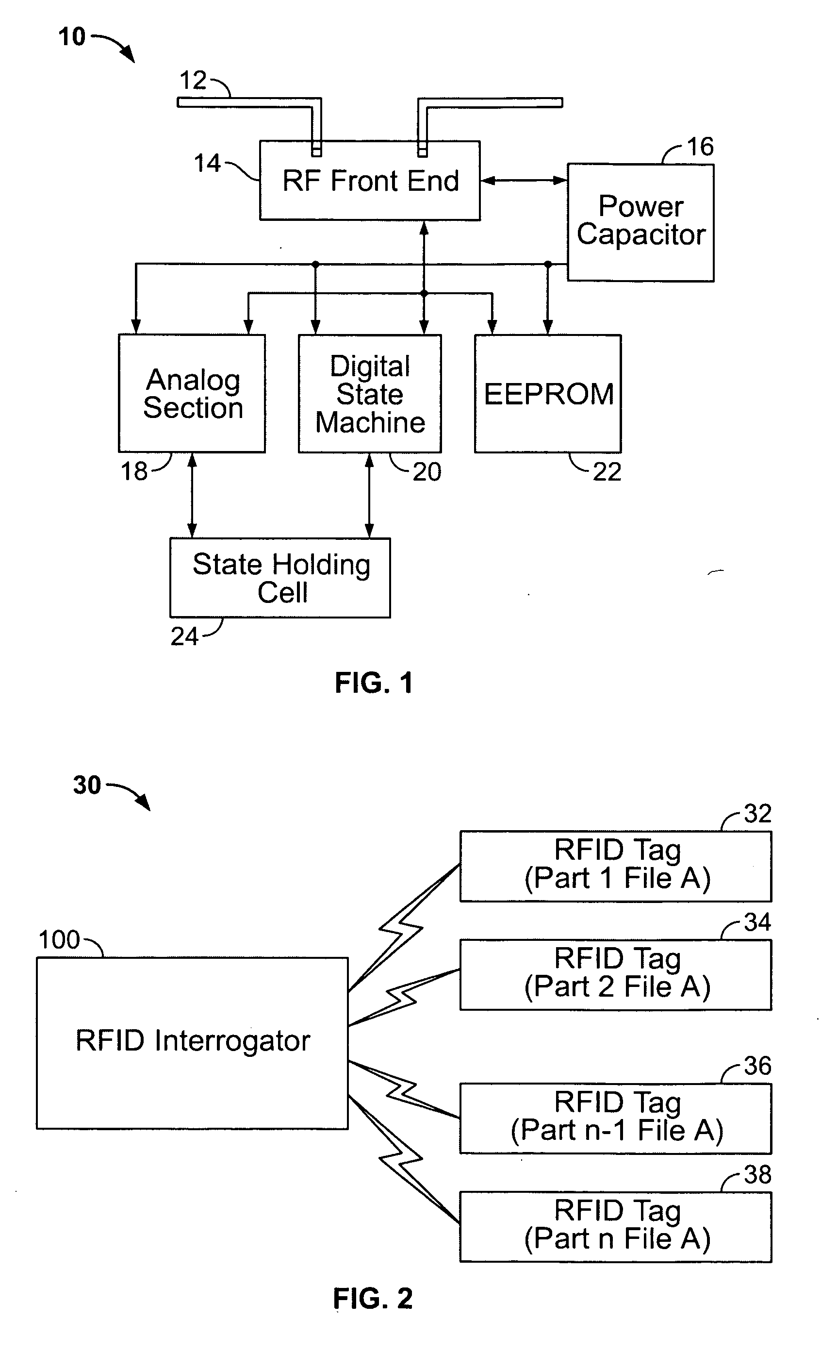 System for using RFID tags as data storage devices