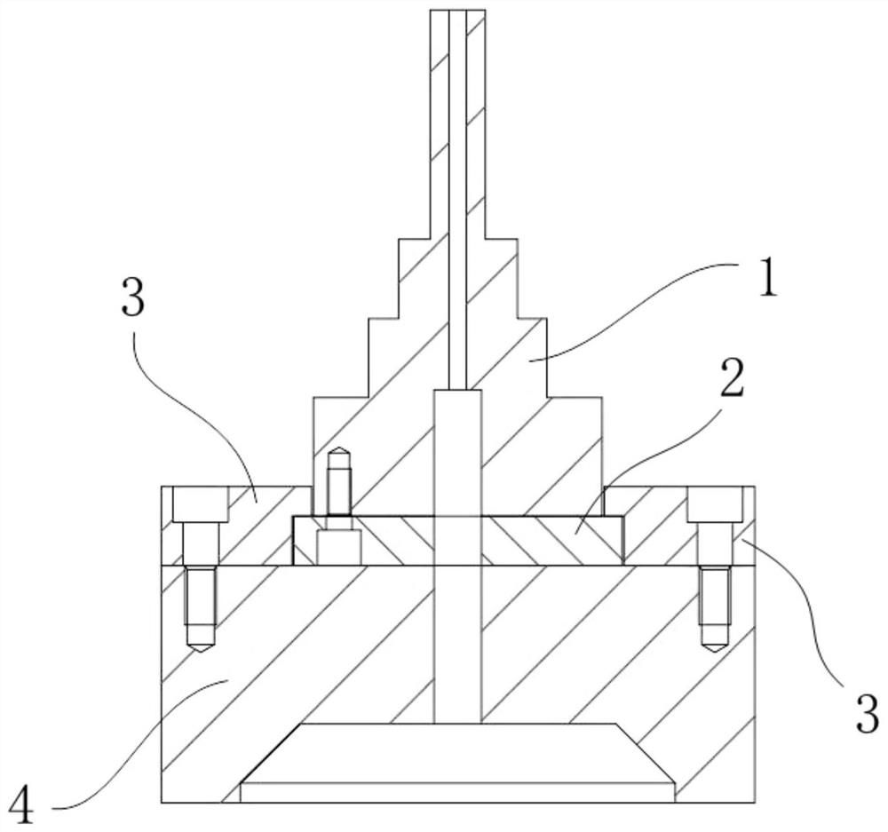 Rapid die-filling device of powder forming machine