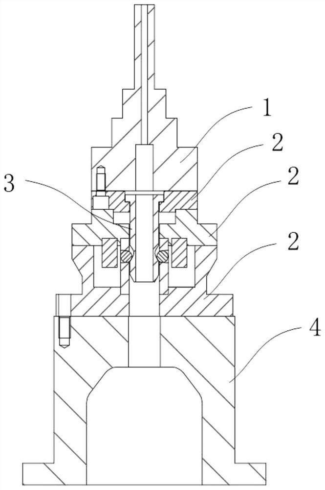 Rapid die-filling device of powder forming machine