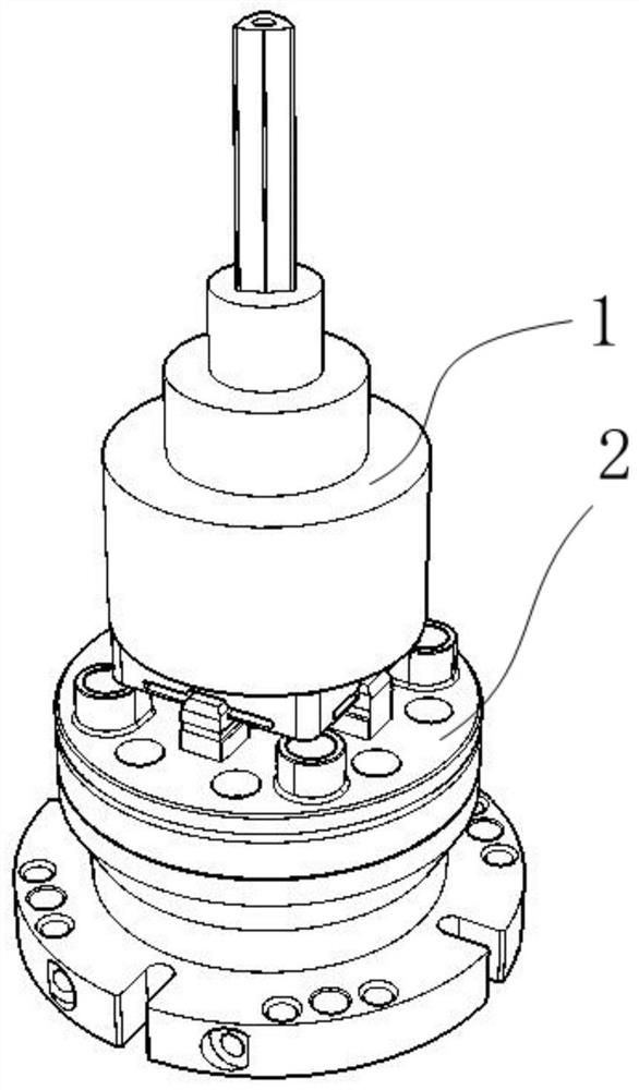 Rapid die-filling device of powder forming machine