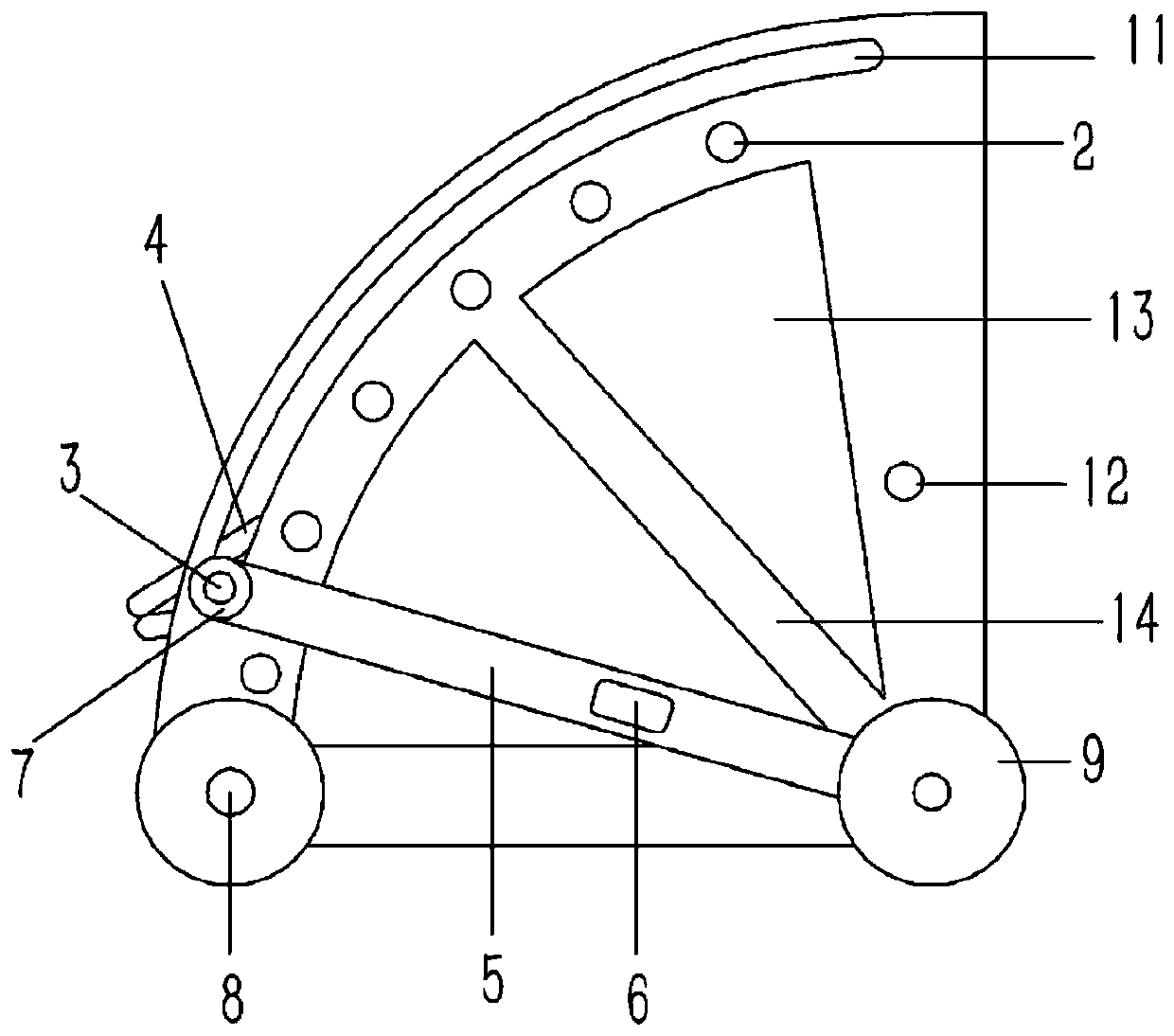 Transfer trolley for quilting quilts