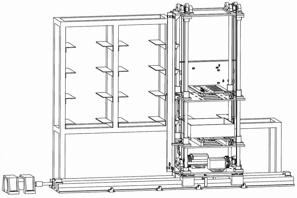 Stacker with double deck