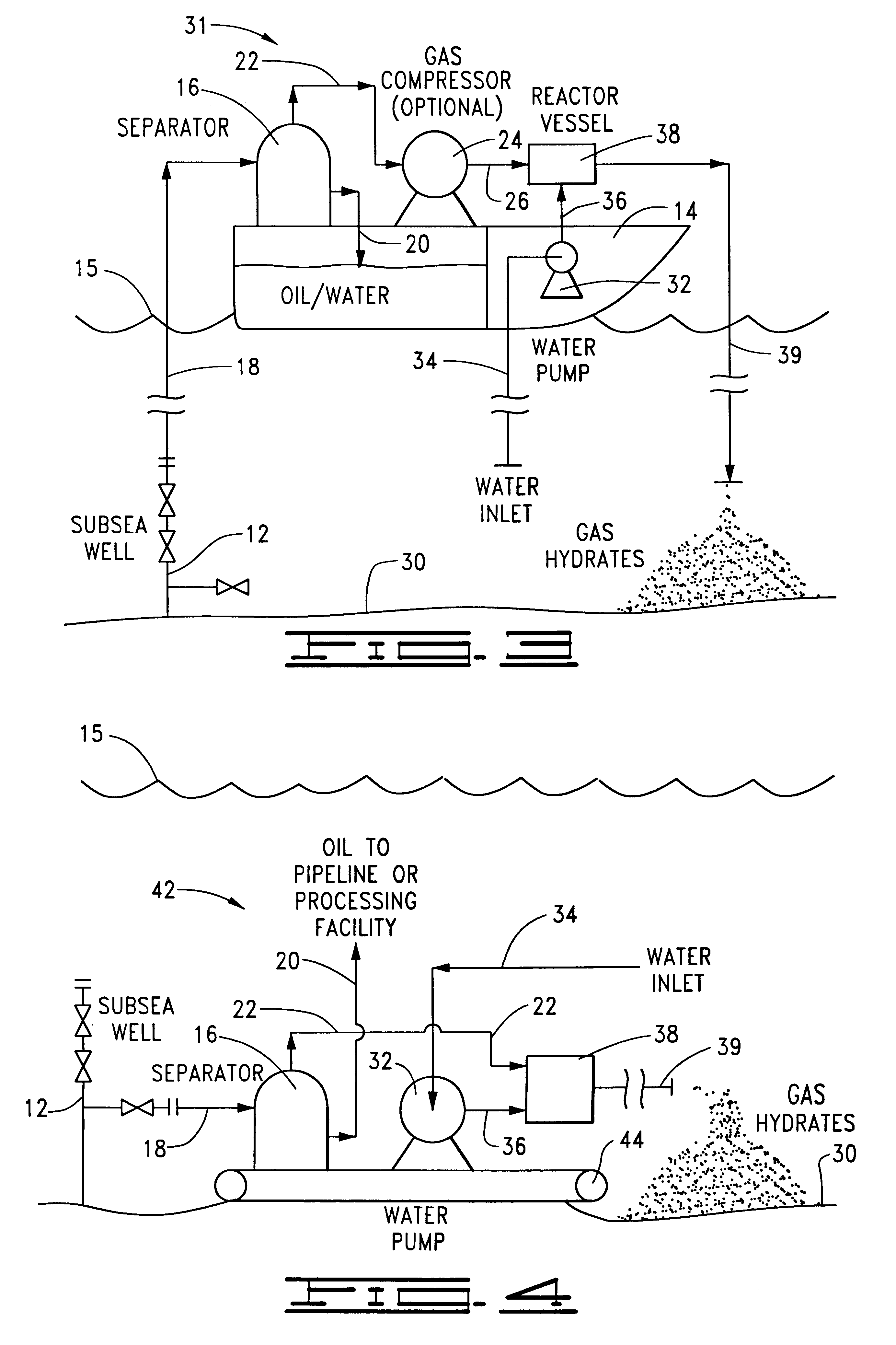 Methods and systems for producing off-shore deep-water wells