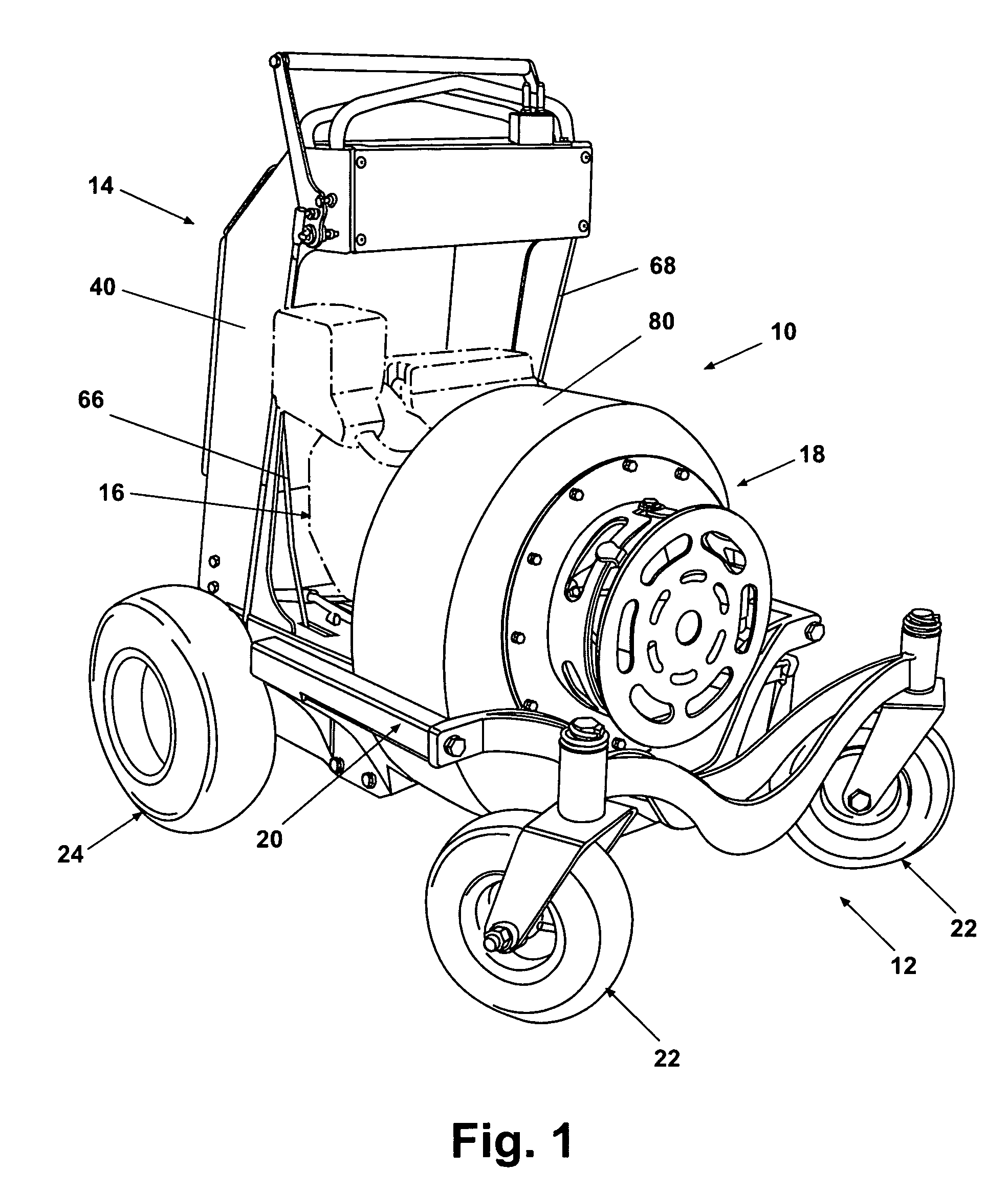 Dual-deflector riding blower