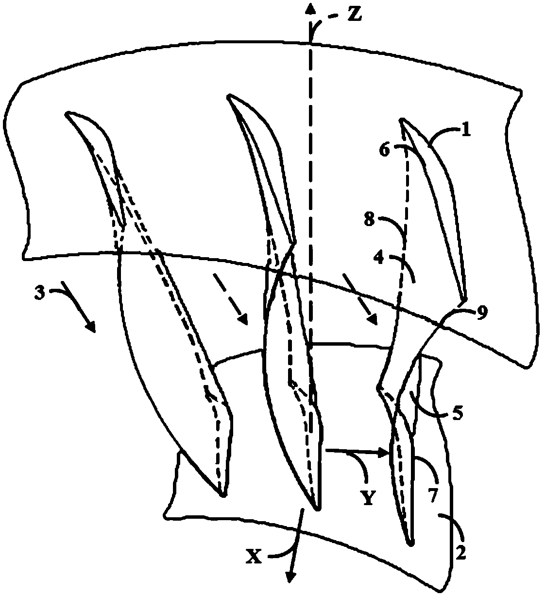 Compressor blade and compressor