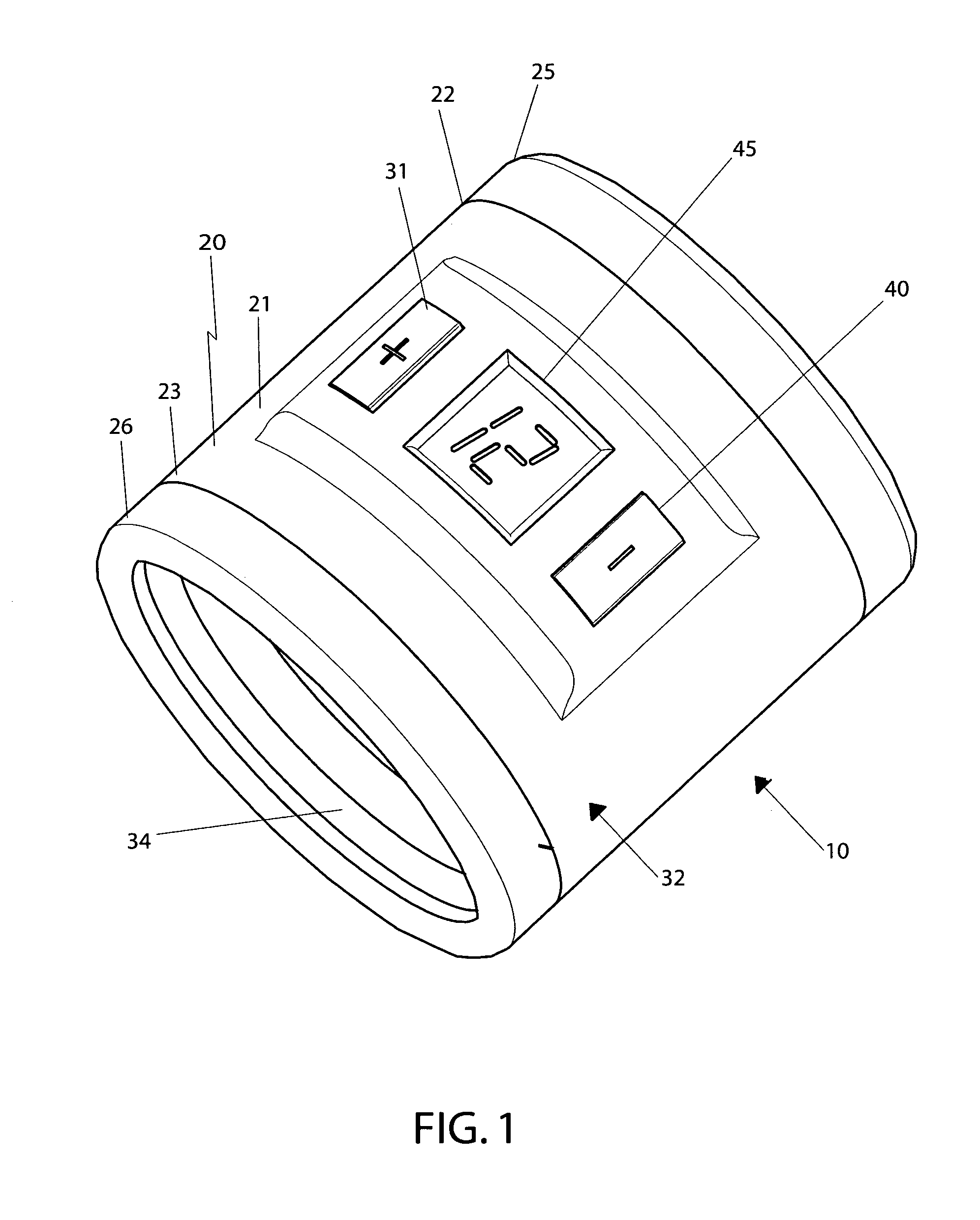 Digital ring sizing device and associated method