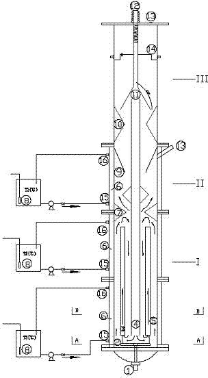 Bypass-type constant-temperature internal-circulation anaerobic sludge bed reactor