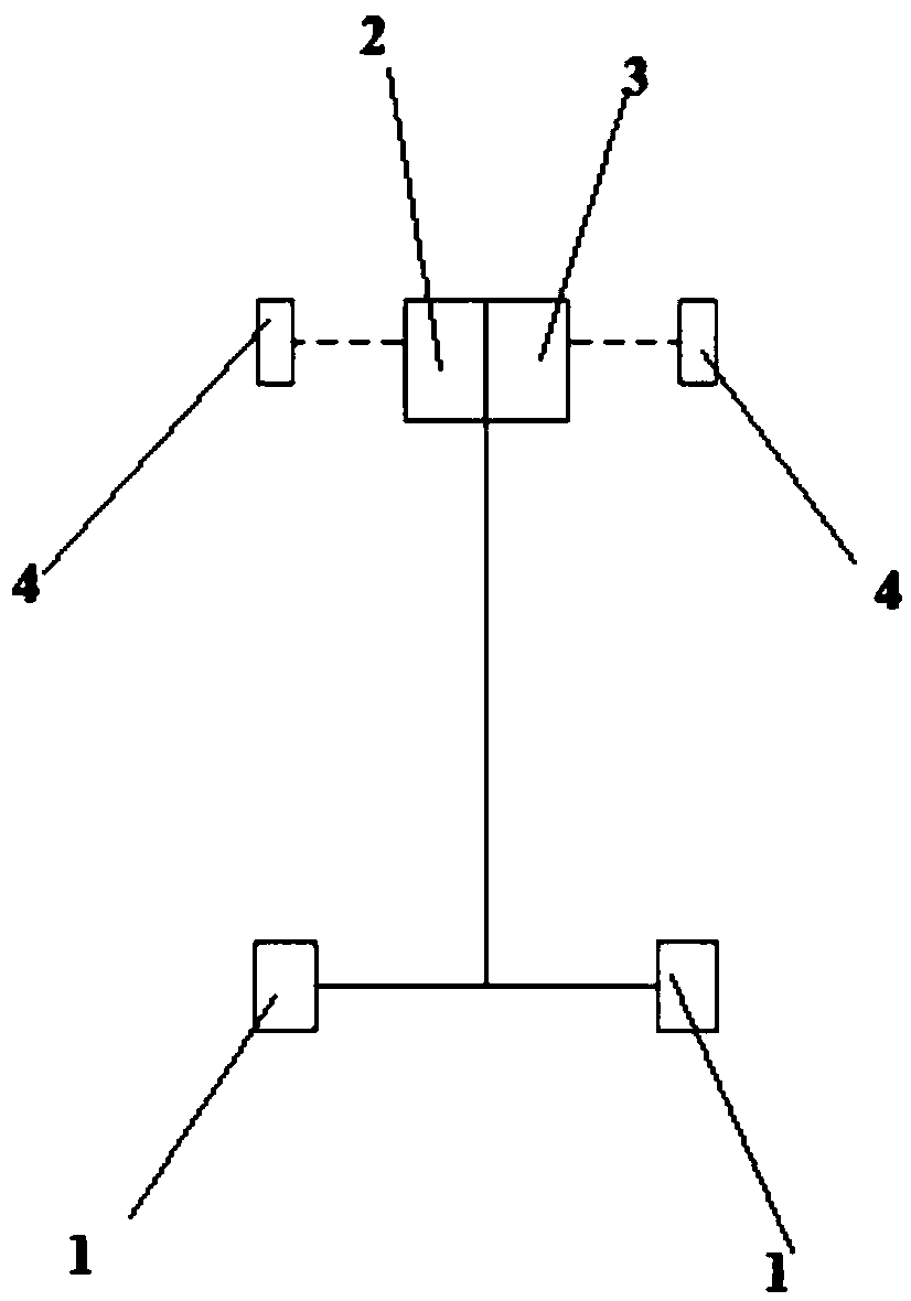 Vehicle lane-changing auxiliary system and control method and application thereof