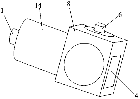 Coaxial spatial optical receiving-transmitting communication device