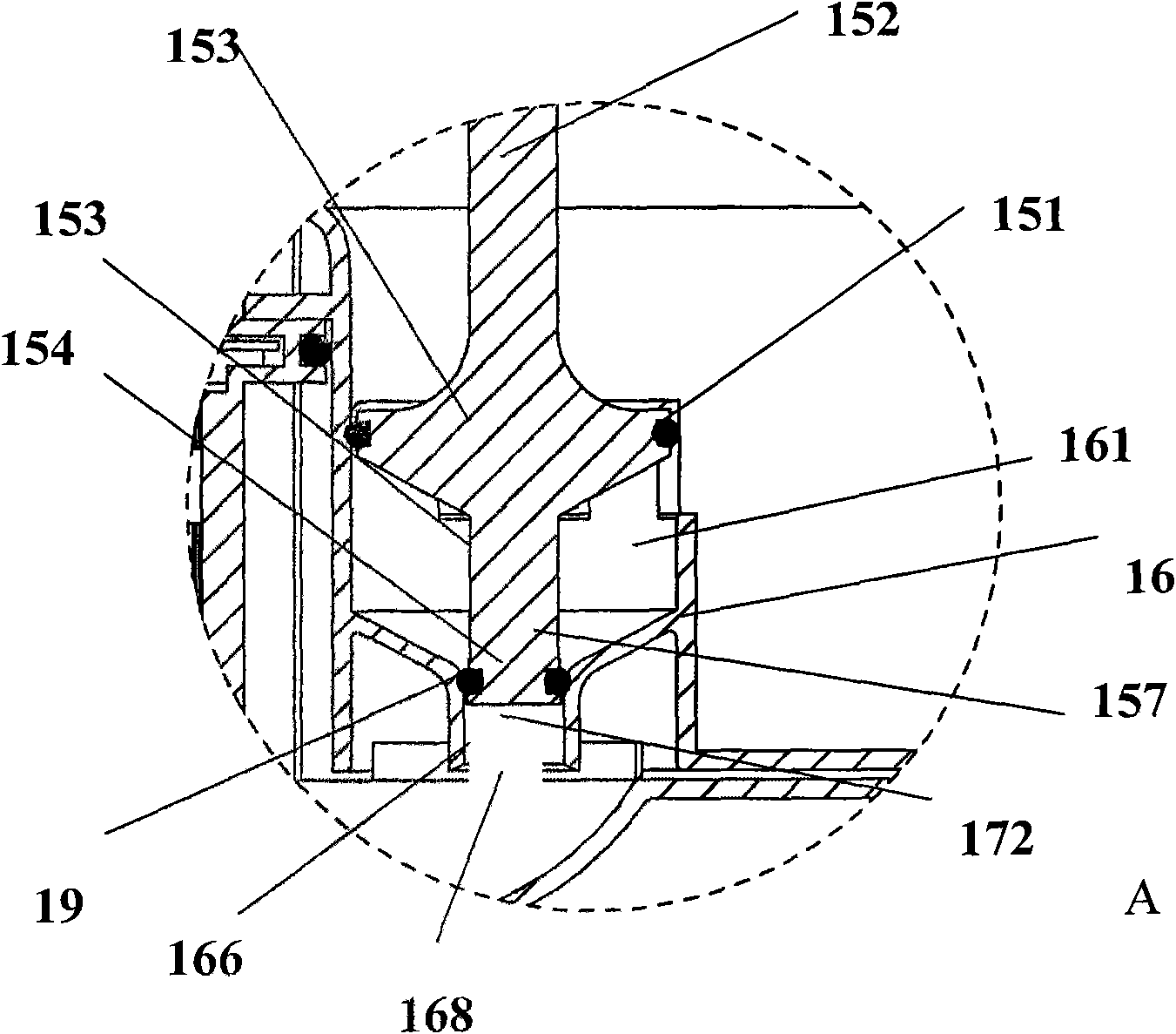 Device for analyzing analyte in liquid sample