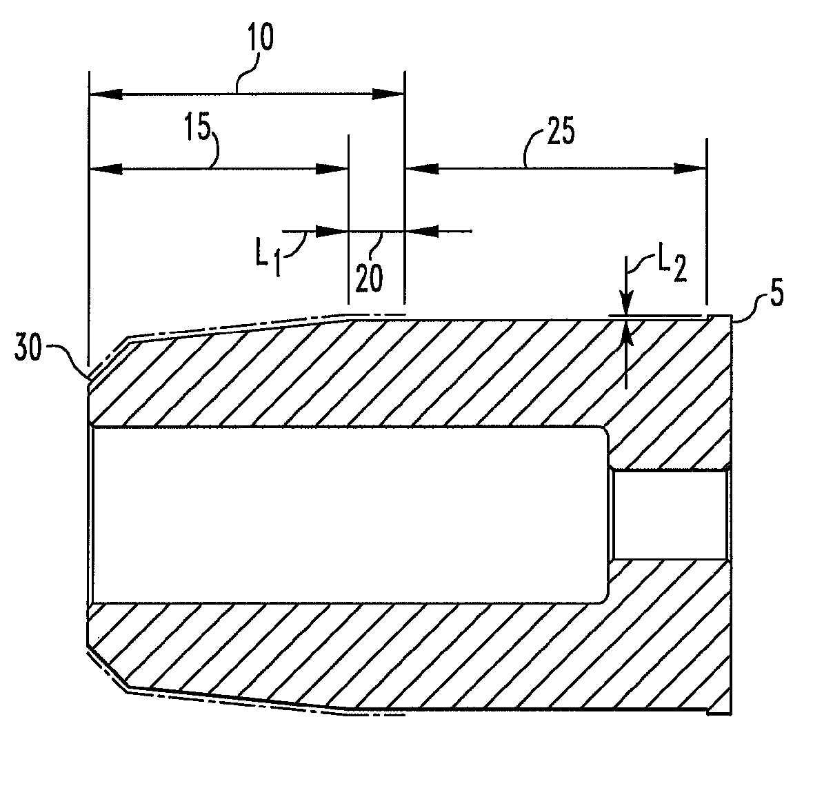 Expanding die and method of shaping containers