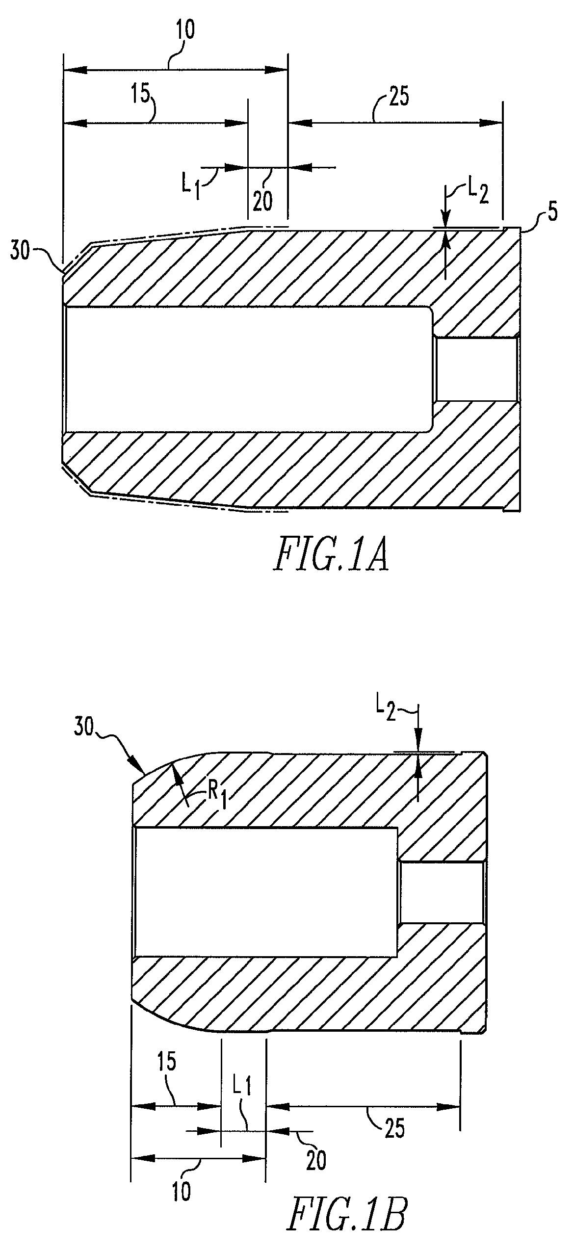 Expanding die and method of shaping containers