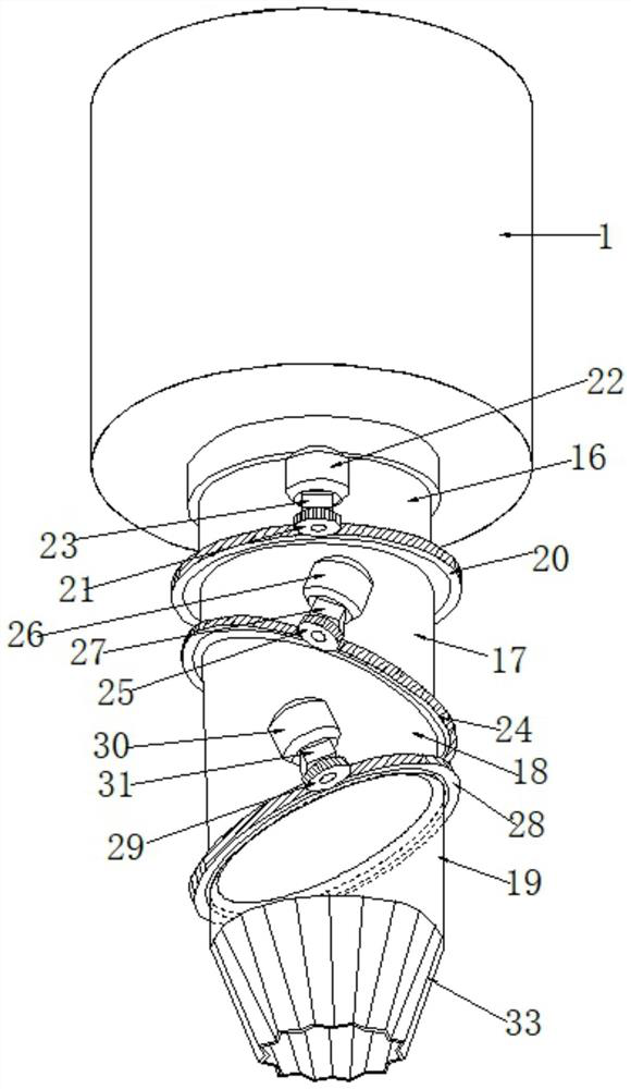 Rolling type small flowerpot soil spreading device used for garden for simulating of running robot