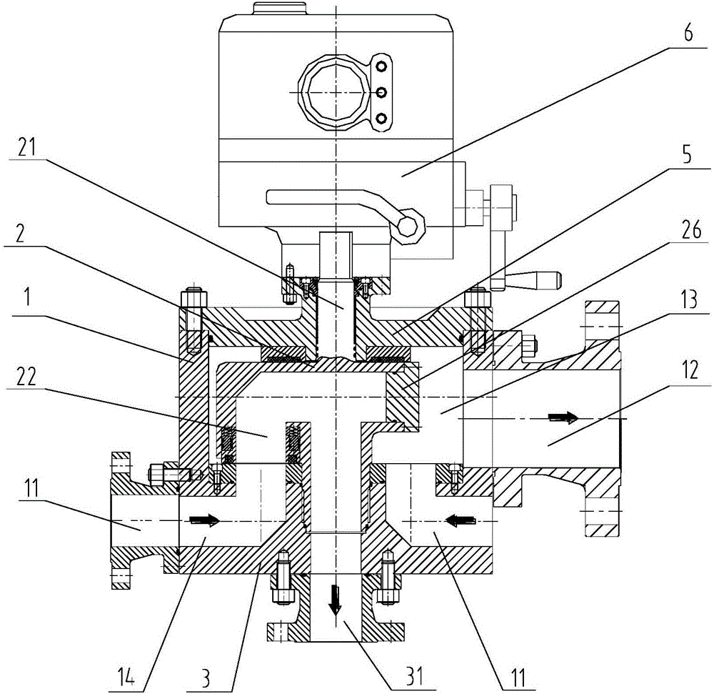 Multi-channel distributing valve