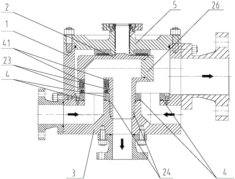 Multi-channel distributing valve