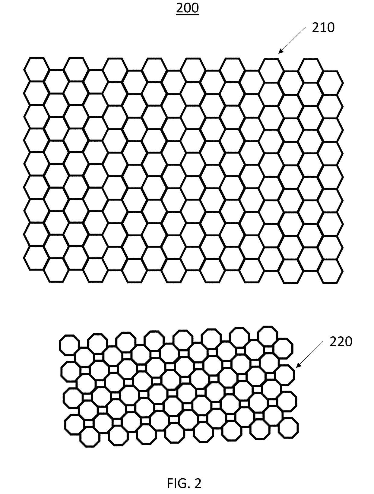 Method and apparatus for semitransparent antenna and transmission lines