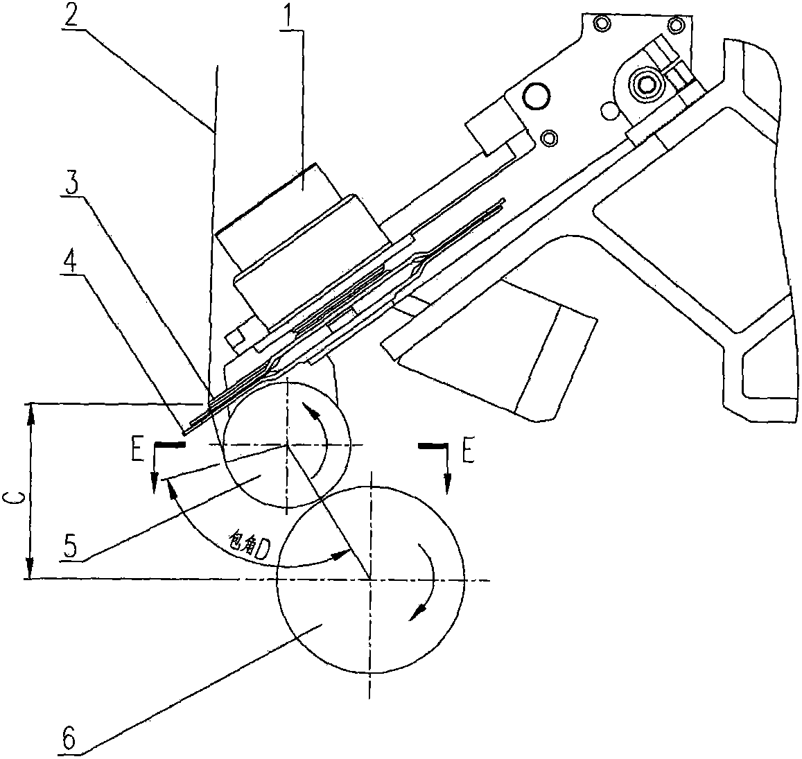 Press roll for filament winding head