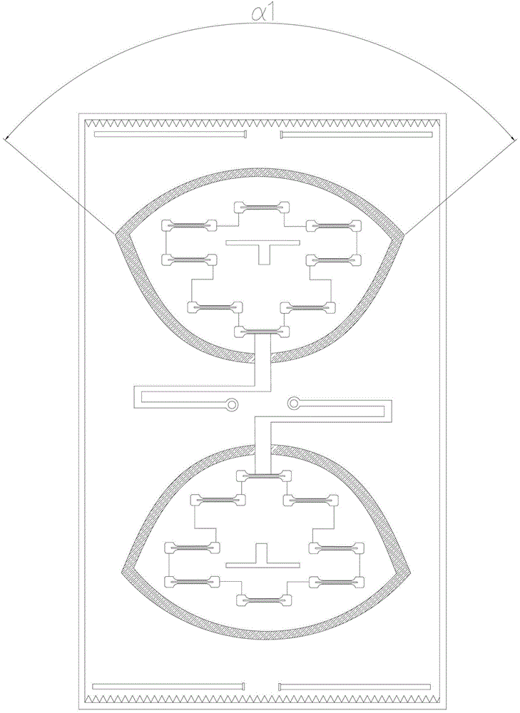 Unipolar microstrip oscillator