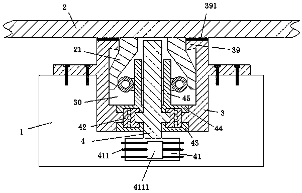 Mounting device for machining workbench