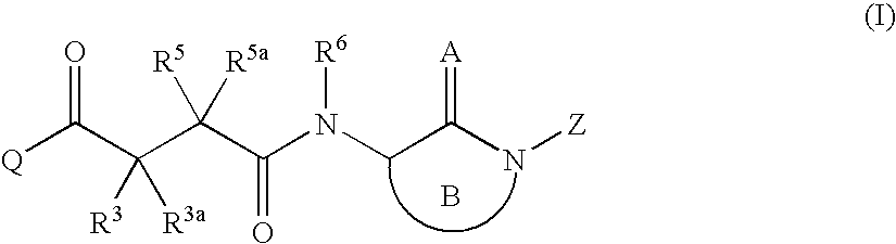 Succinoylamino benzodiazepines as inhibitors of Aβ protein production