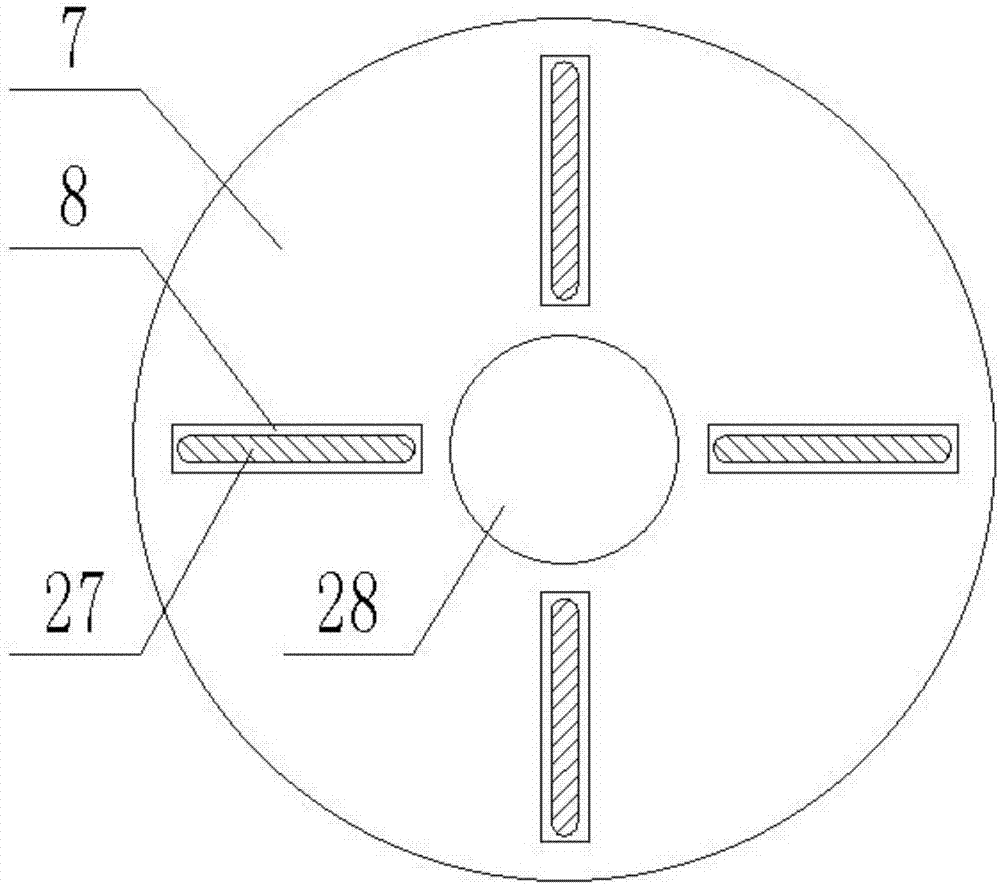 Prepressing amount measurement device for producing motors of cement cutting equipment