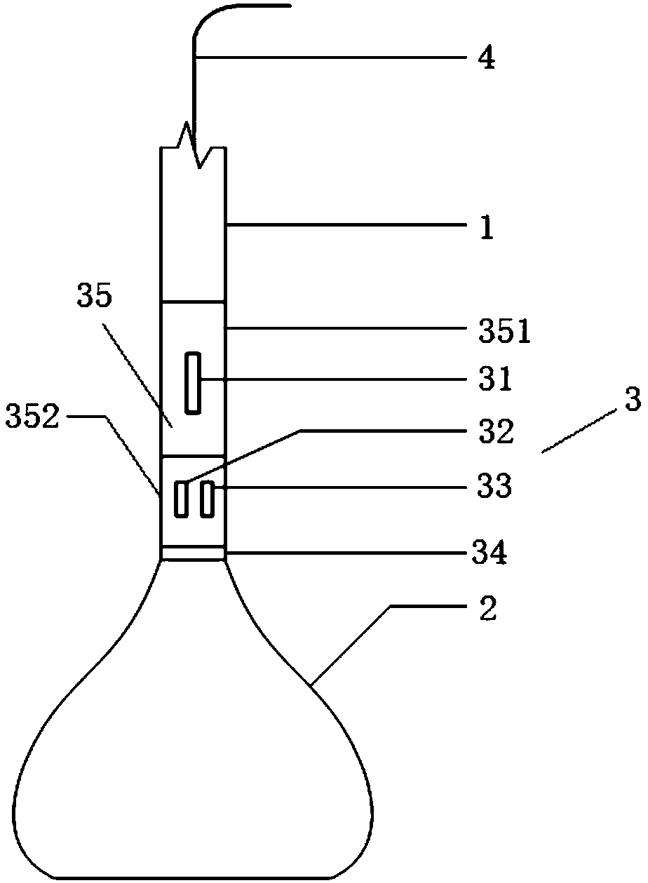 Pear-shaped expanded-base full-flow penetration test probe used for marine ultra-soft soil in-situ test