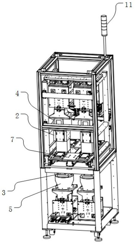 Detection system and detection method for foreign matters in CG and OCA interlayers of display screen