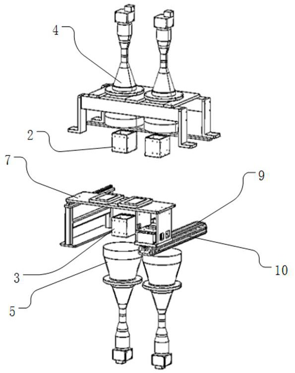 Detection system and detection method for foreign matters in CG and OCA interlayers of display screen