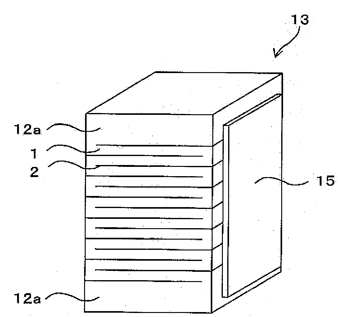 Multi-Layer Piezoelectric Element and Method for Manufacturing the Same